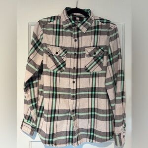 ELXR Plaid Flannel Shirt